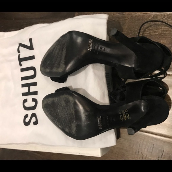 Schutz Kora Suede Sandal - Picture 5 of 8